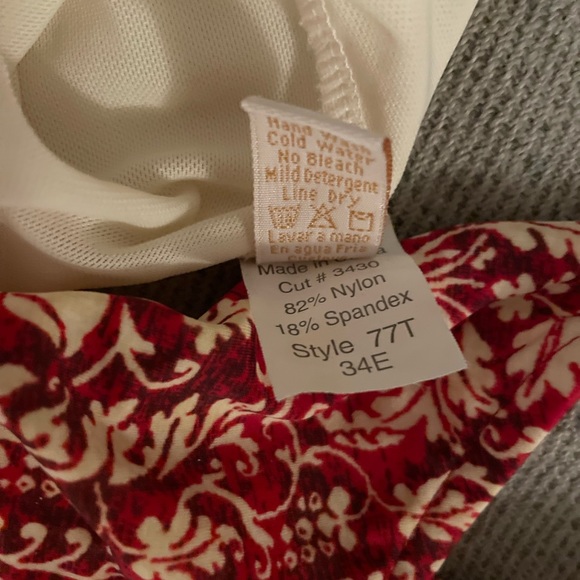 Sunsets Tankini Top 34E and bottom - Picture 4 of 6